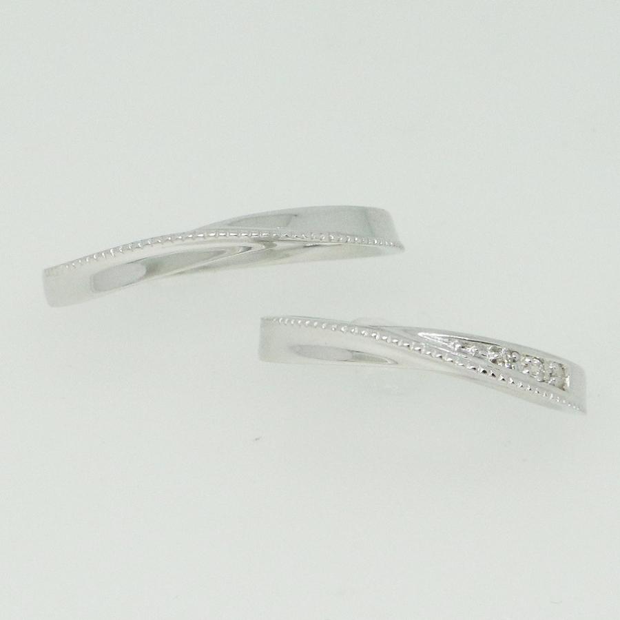 K10ホワイトゴールド 結婚指輪 マリッジリング ペアリング fefプライス |  | 01