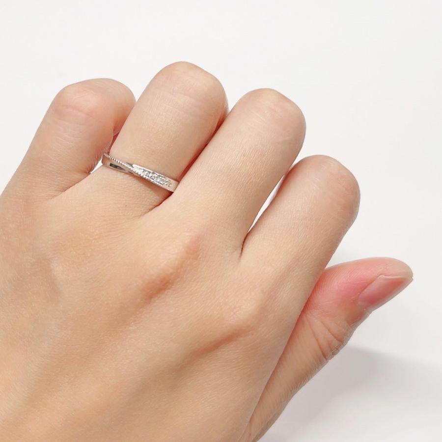 K10ホワイトゴールド 結婚指輪 マリッジリング ペアリング fefプライス |  | 04