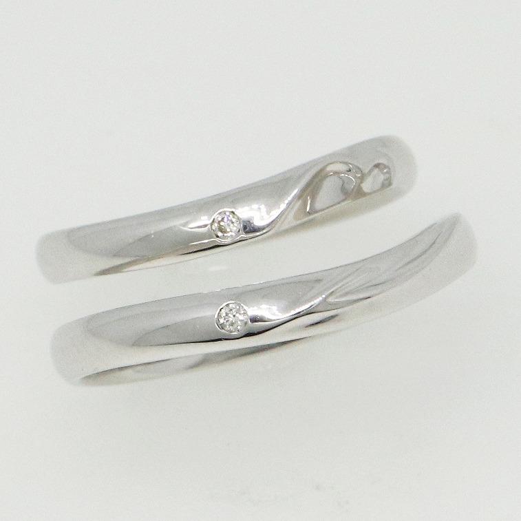 K10ホワイトゴールド 結婚指輪 マリッジリング ペアリング fefプライス |  | 01