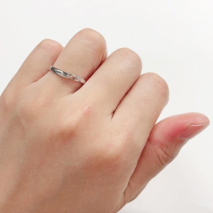 K10ホワイトゴールド 結婚指輪 マリッジリング ペアリング fefプライス |  | 05