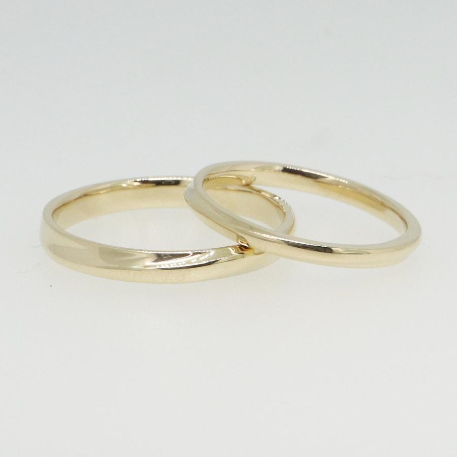 K10イエローゴールド 結婚指輪 マリッジリング ペアリング fefプライス |  | 02