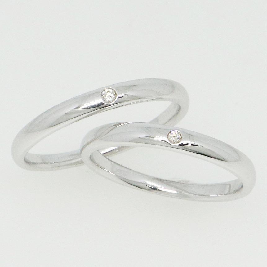 K10ホワイトゴールド 結婚指輪 マリッジリング ペアリング fefプライス | 