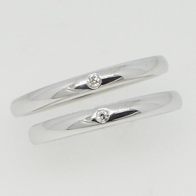 K10ホワイトゴールド 結婚指輪 マリッジリング ペアリング fefプライス |  | 01