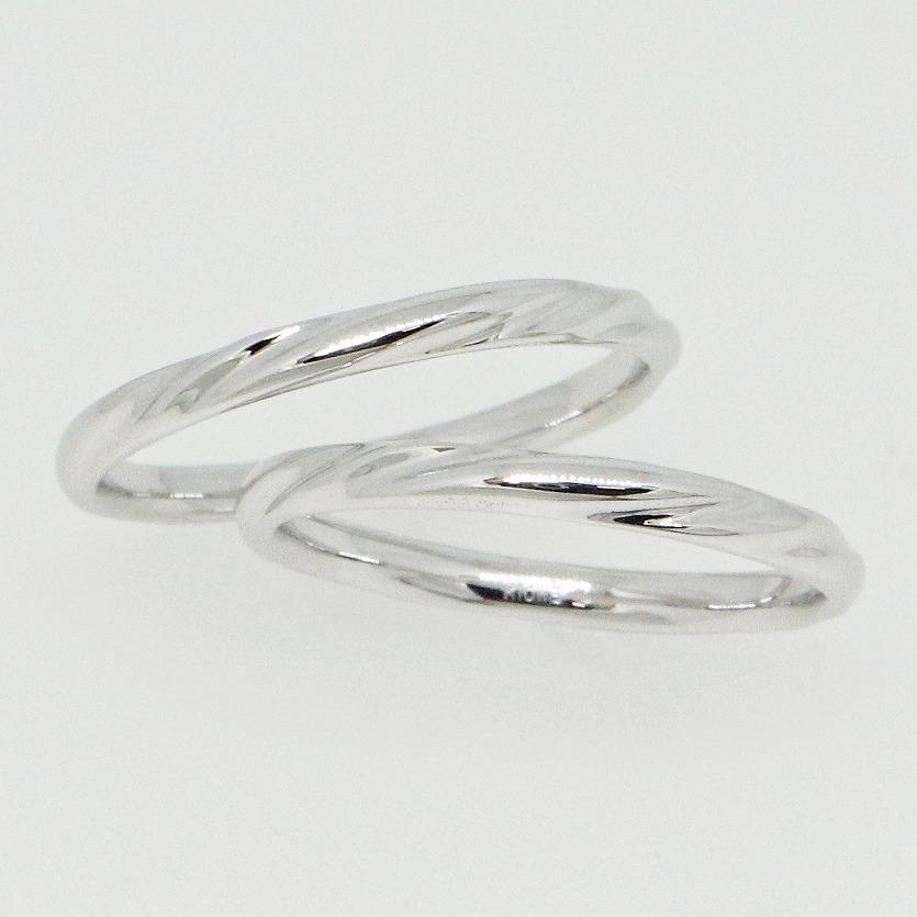 K10ホワイトゴールド 結婚指輪 マリッジリング ペアリング fefプライス | 