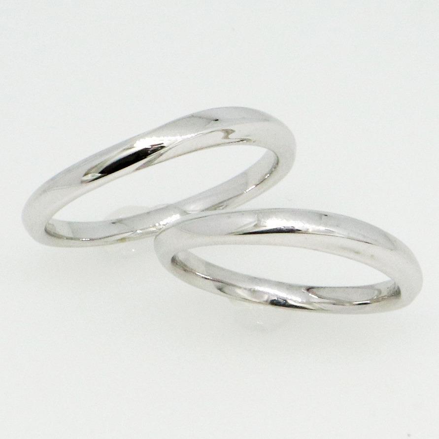K10ホワイトゴールド 結婚指輪 マリッジリング ペアリング fefプライス | 