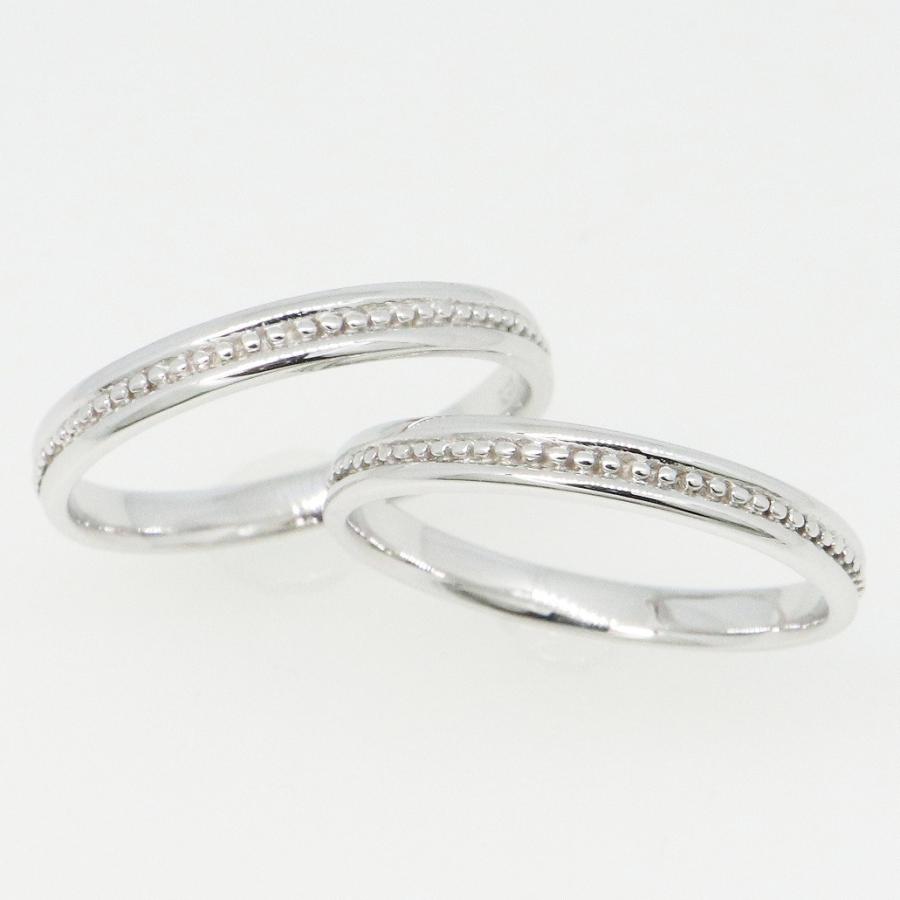 K10ホワイトゴールド 結婚指輪 マリッジリング ペアリング fefプライス | 