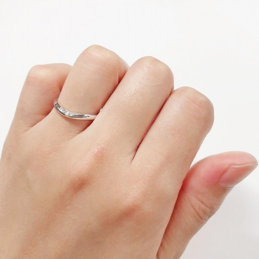 K10ホワイトゴールド 結婚指輪 マリッジリング ペアリング fefプライス |  | 03
