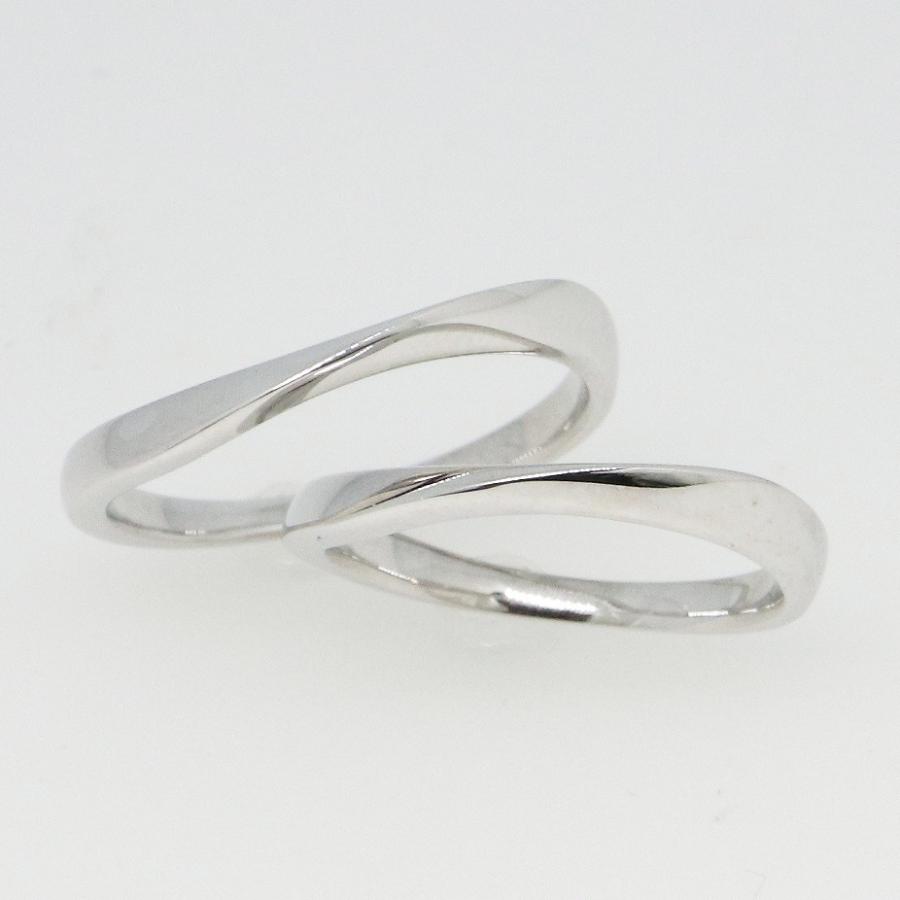 K10ホワイトゴールド 結婚指輪 マリッジリング ペアリング fefプライス | 