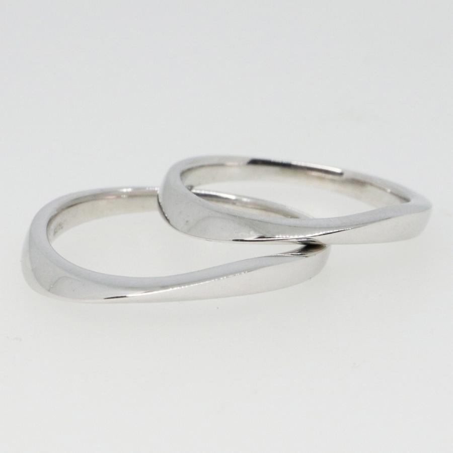 K10ホワイトゴールド 結婚指輪 マリッジリング ペアリング fefプライス |  | 02