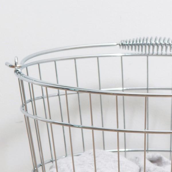 ランドリーバスケット おしゃれ ワイヤー ランドリー収納 洗濯カゴ 洗濯物入れ 脱衣かご 収納ボックス 収納ケース カゴ 丸い ワイヤーバスケット 006 Feijoa Cafe Style Yahoo 店 通販 Yahoo ショッピング