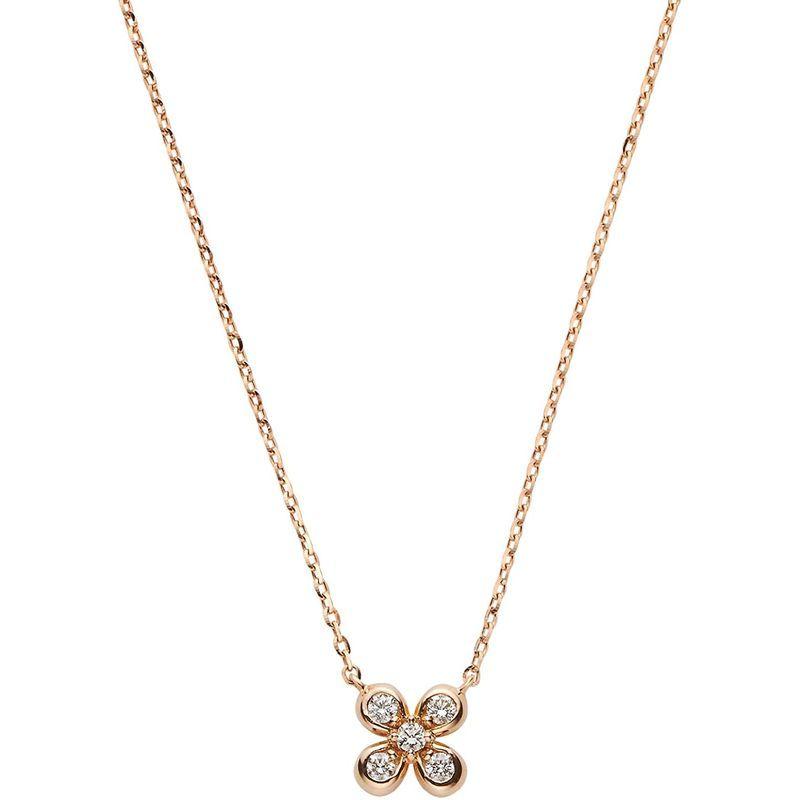 【最安値挑戦中】 ヴァンドーム青山 K18ピンクゴールド ダイヤモンド フラワーネックレス AGAN652940DI 【MYK9669822679】(34012円)