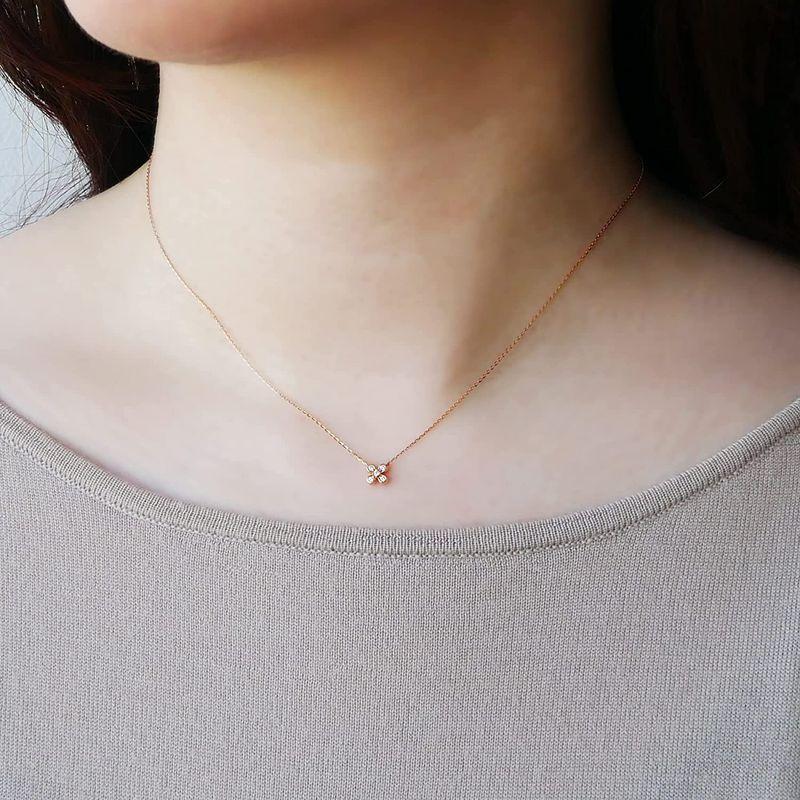 【最安値挑戦中】 ヴァンドーム青山 K18ピンクゴールド ダイヤモンド フラワーネックレス AGAN652940DI 【MYK9669822679】(34012円)