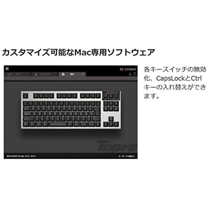 REALFORCE TKL for Mac Black US配列 キーボード