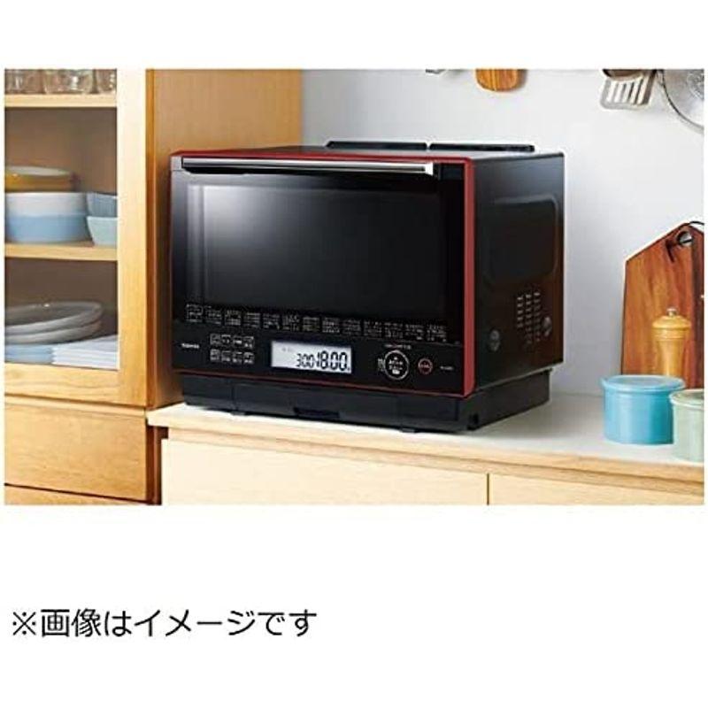 東芝 過熱水蒸気オーブンレンジ 石窯ドーム 30L レッド ER-WD3000-