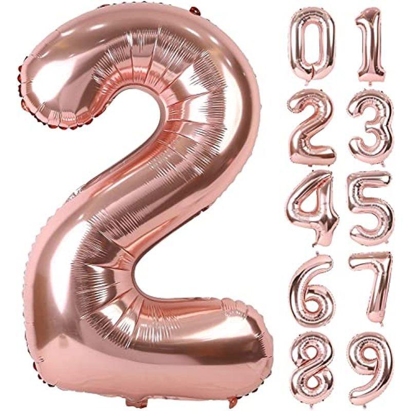 2021人気No.1の 大きい 数字1 バルーン バースデー パーティー 誕生日 風船 飾り シルバー 40inch,101cm 銀 