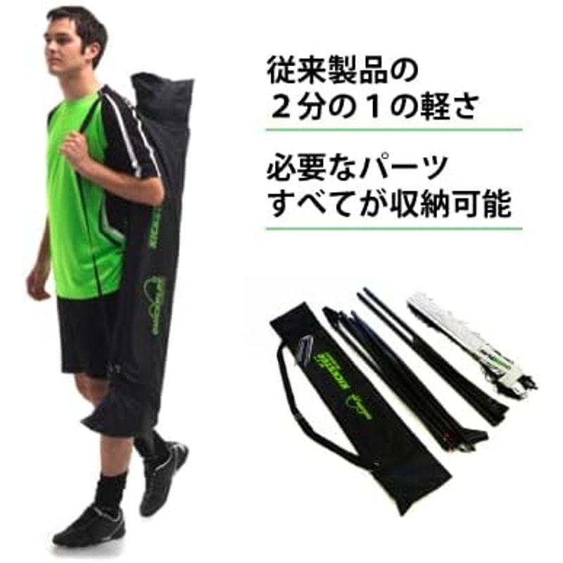 クイックプレイ ポータブル サッカーゴール 少年サッカー8人制サイズ 4.9m×2.1m 組み立て式ゴール 16KSR ポータブル サッカーゴール 少年サッカー8人制サイズ 9m×2 1m 組み立て式ゴール 16KSR