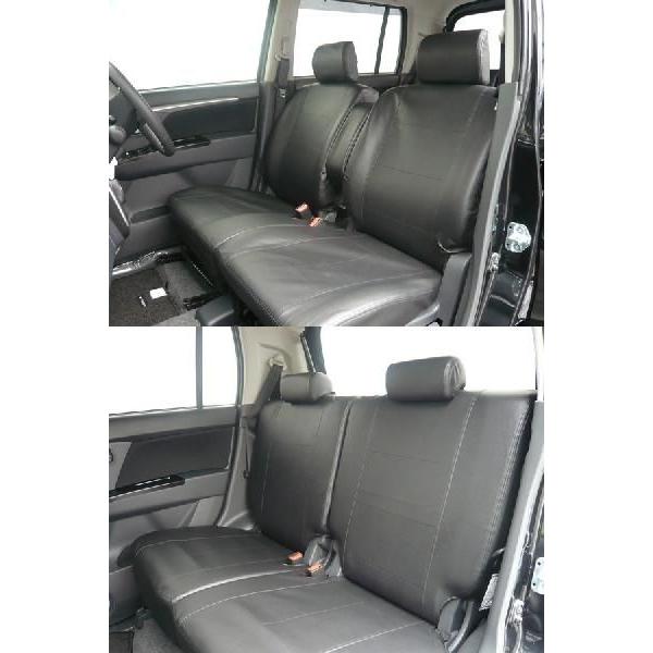 錦産業 スズキ MRワゴン専用シートカバー スタイルレザー送料無料