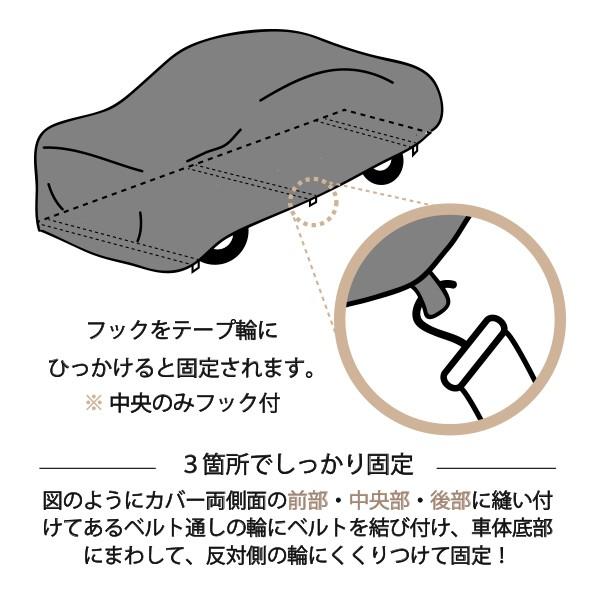 バディカ　3点セット 日産 フェアレディZ RZ34 (ニスモ) 対応用 5層構造 ボディカバー