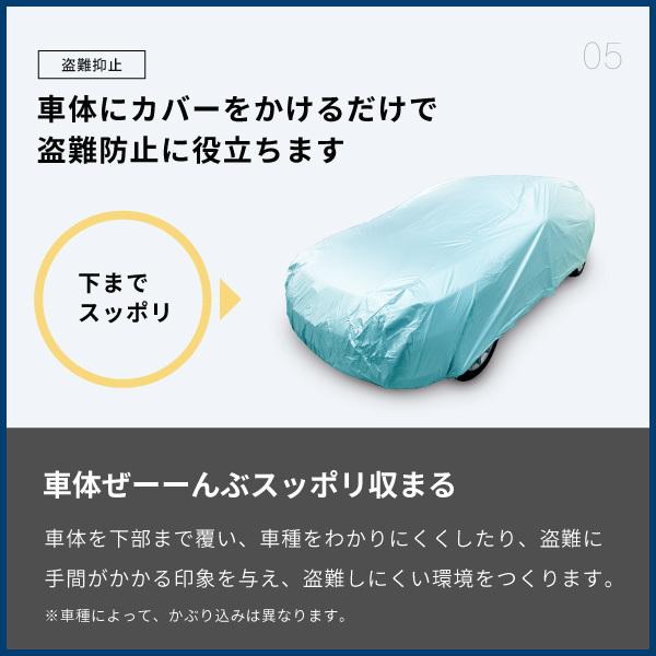ボディーカバー スカイブルー 撥水 簡単 ボディカバー 自動車カバー カーカバー 車体カバー 車 普通車 送料無料 フェリスヴィータ Skyblue Felicevita ヤフー店 通販 Yahoo ショッピング