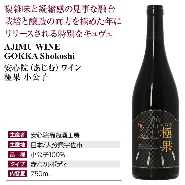 赤ワイン 国産 安心院（あじむ）極果 小公子 2020 750ml 日本ワイン