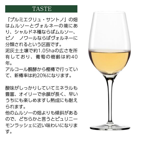 白ワイン フランス ブルゴーニュ ドメーヌ マルキ ダンジェルヴィル ムルソー プルミエ クリュ サントノ 2020 750ml_4
