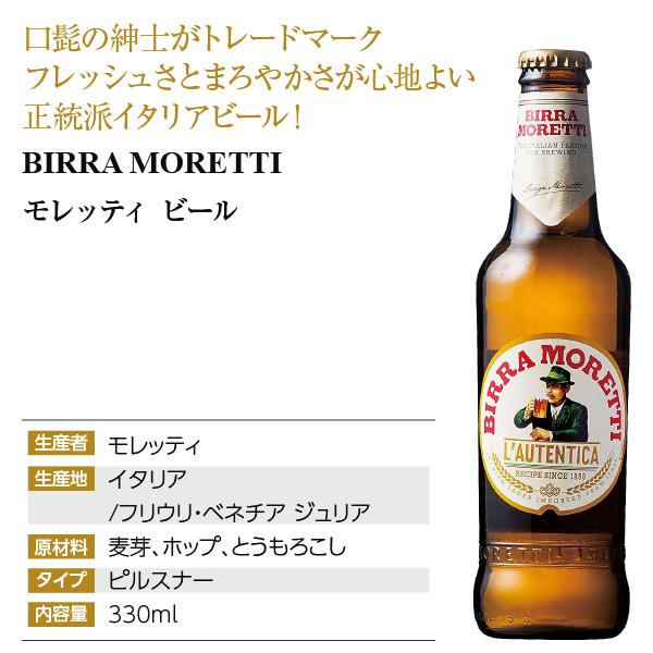 イタリア クラフトビール モレッティ 330ml×6本 ビール 輸入ビール 包装不可｜felicity-y｜02