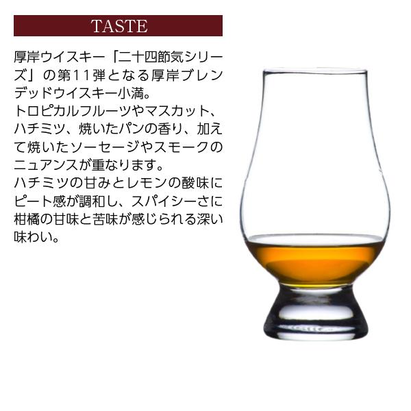 厚岸蒸溜所 ブレンデッド ウイスキー 小満（しょうまん） 48度 700ml