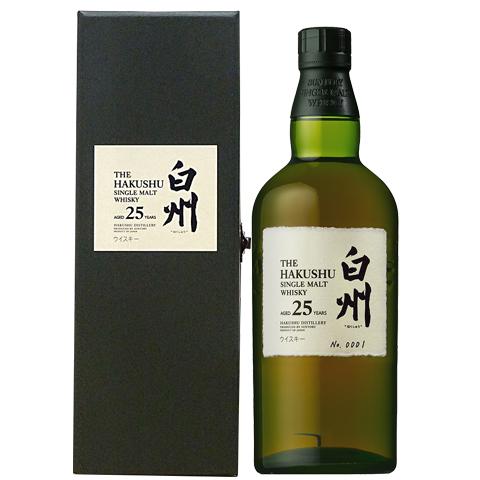 白州 25年 ウイスキー 700ml ギフトボックス サントリー シングルモルトウイスキー 白州 ウイスキー 25年 43度