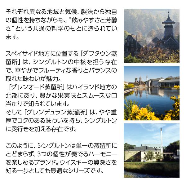 ザ シングルトン（THE SINGLETON） ウイスキー シングルトン オブ