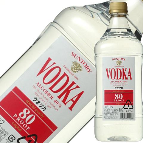 ウォッカ サントリー ウォッカ 80プルーフ 40度 正規 1800ml スピリッツ Vodka 包装不可 6 Suntry V 1800 酒類の総合専門店フェリシティー 通販 Yahoo ショッピング