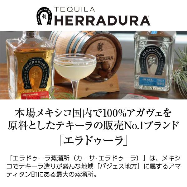 HERRADURA テキーラ エラドゥーラ プラタ 40度 正規 750ml
