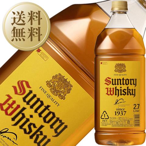 ウイスキー サントリー 角瓶 40度 2700ml（2.7L）6本 1ケース ペット  