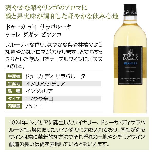 300円OFFクーポン 【13】白ワインセット ワイン王国「イタリア」の白