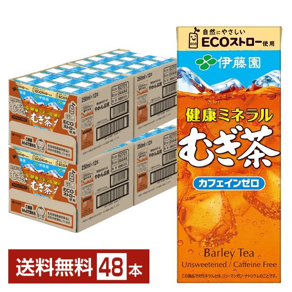 伊藤園 健康ミネラルむぎ茶 250ml 紙パック 24本×2ケース(48本) 送料無料(一部地域除く) :ito0066-2:フェリシティー ビアウォーター - 通販 - Yahoo!ショッピング 伊藤園 健康ミネラルむぎ茶 250ml 紙パック 24本×2ケース(48本) 送料無料(一部地域除く) :ito0066-2:フェリシティー ビアウォーター - 通販 - Yahoo!ショッピング
