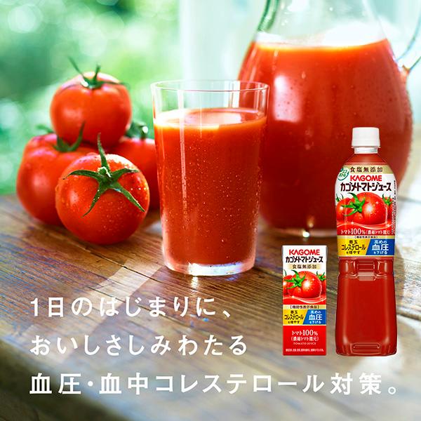 カゴメ トマトジュース 機能性表示食品 食塩無添加 200ml 紙パック 24