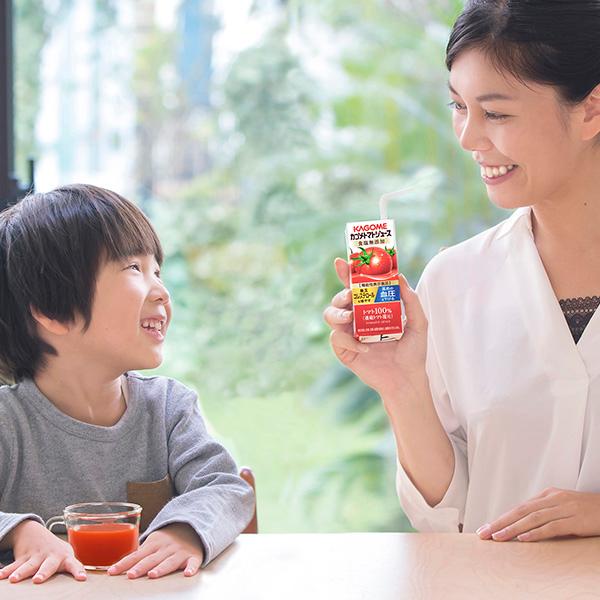 カゴメ トマトジュース 機能性表示食品 食塩無添加 200ml 紙パック 24