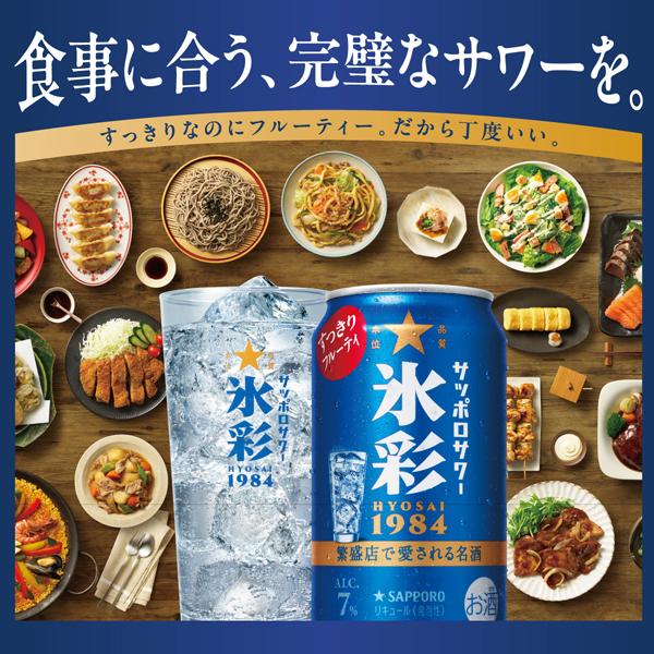 サッポロ（SAPPORO） チューハイ サッポロサワー 氷彩1984 プレーン