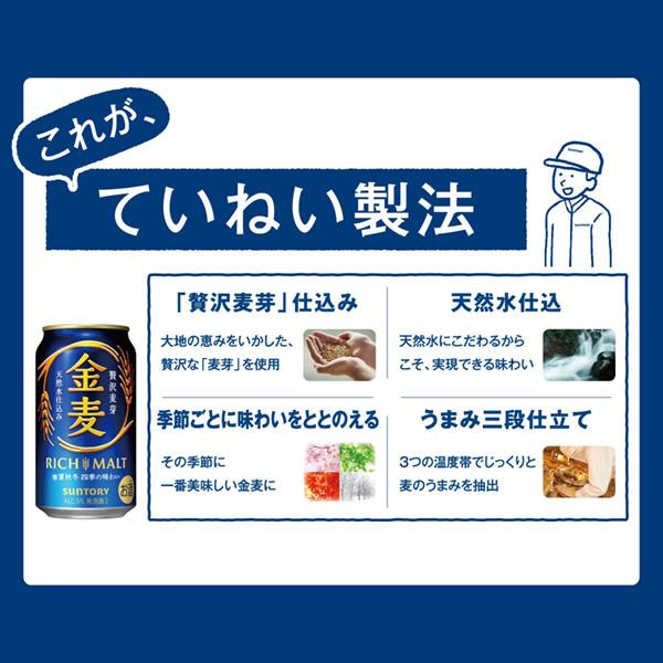 金麦 【先着順 最大600円OFFクーポン取得可】サントリー 350ml 缶 24本