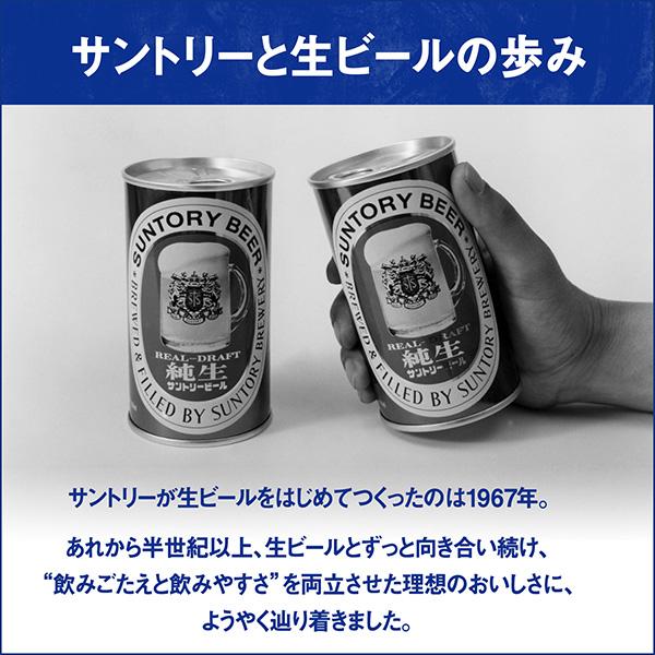 SUNTORY（サントリー） ビール 生ビール 350ml 缶 24本 1ケース 送料