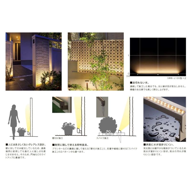 LIXIL（リクシル） 美彩 Bisai ウォールバーライト LED WB-L40型 壁面 