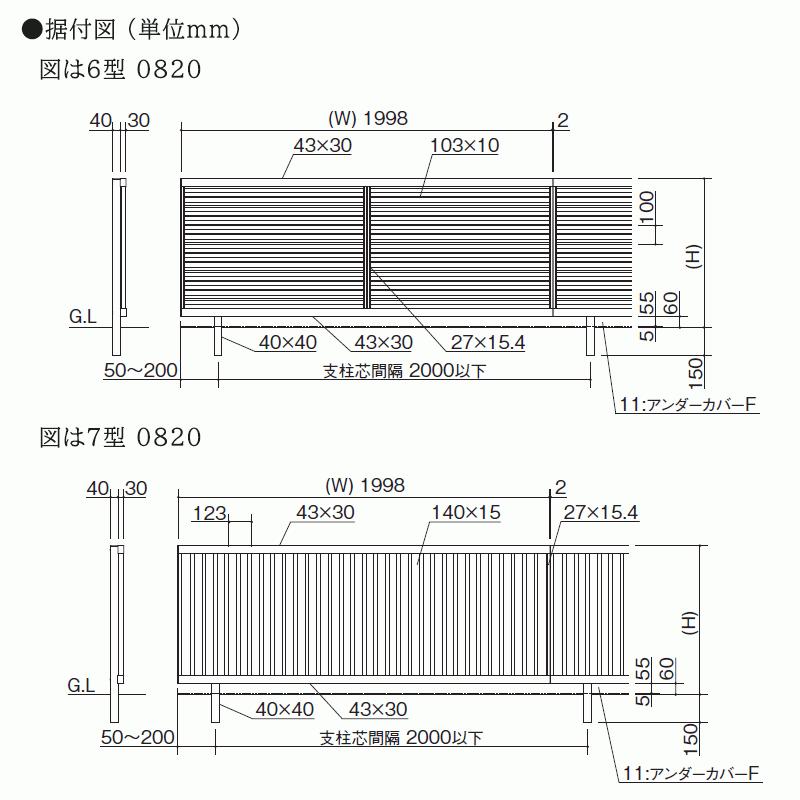 四国化成 クレディフェンスSG 7型 本体 H1000×W1998 CSGF7-1020 1枚の画像