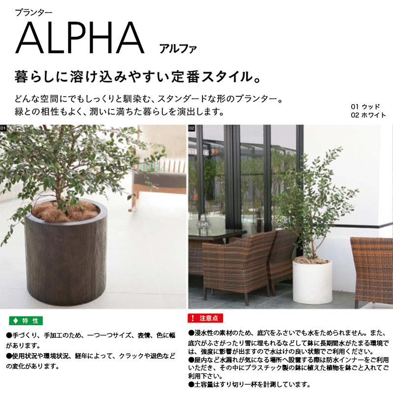 アルファ シリンダー M プランター ウッド_1
