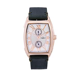 GRANDEUR グランドールプラス 英国クレイトン社製高級ブライドルレザーベルト使用トノー型メンズウォッチ GRP006P1