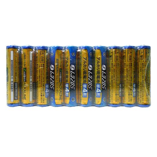 【パッケージ】 16個セット Lazos アルカリ乾電池 単4形 60本入り B-LA-T4X20X16 Felista玉光堂 - 通販 - PayPayモール パッケージ
