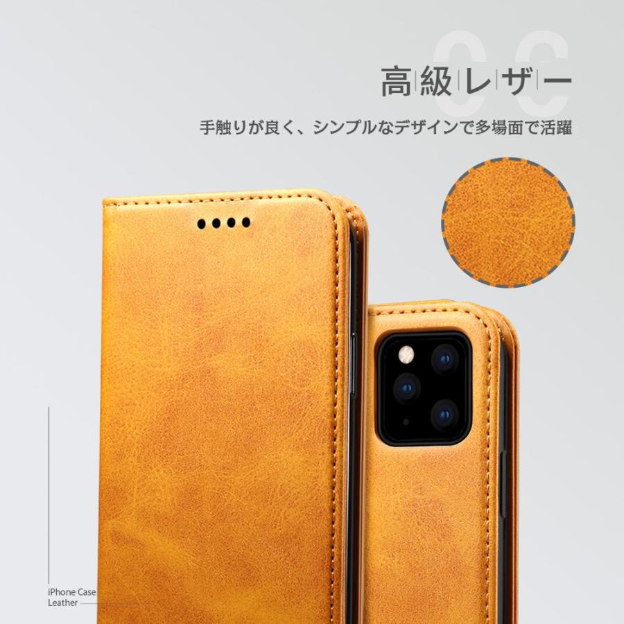 iPhoneケース 手帳型 全5色 カード収納 全面保護 高級感 iPhone14ProMax iPhone13ProMax iPhone13Mini iPhone12ProMax 12Mini 11ProMax レザーケース  スタンド |  | 10