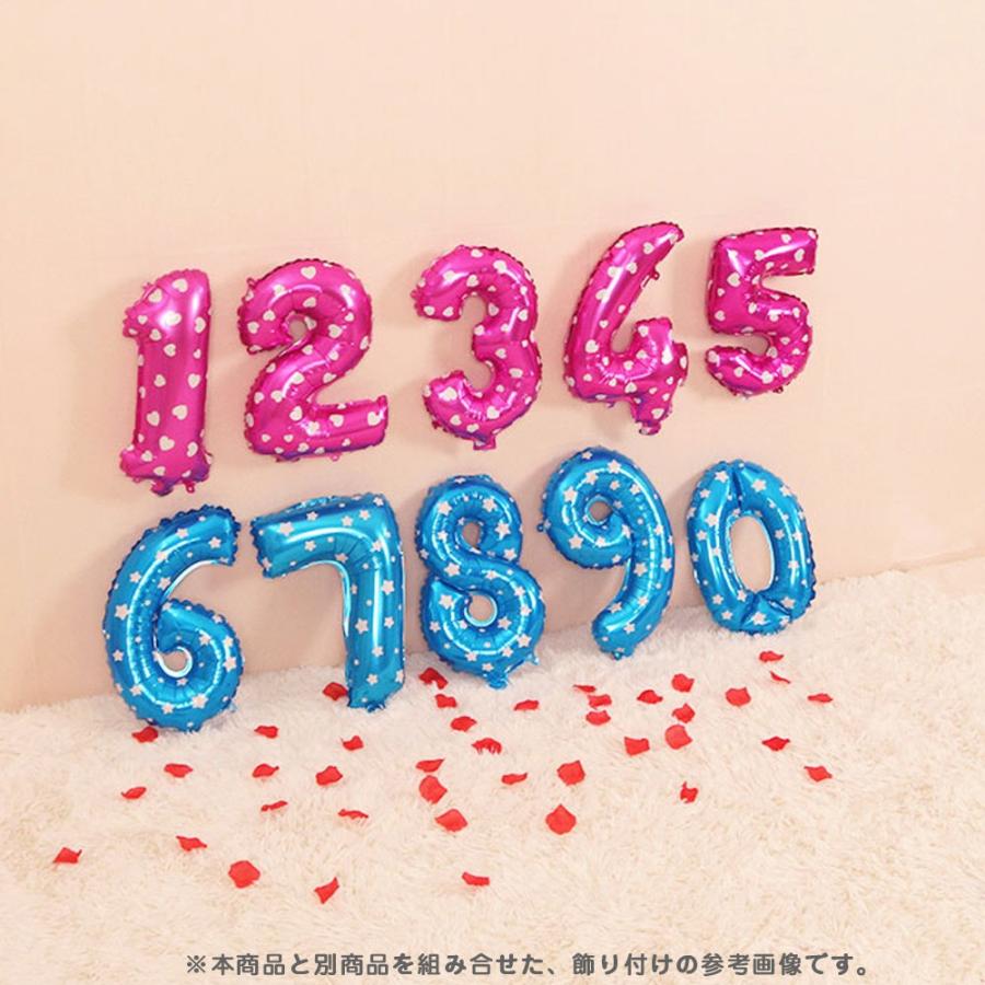 1000円以上送料無料】ナンバーバルーン 40センチ 16インチ