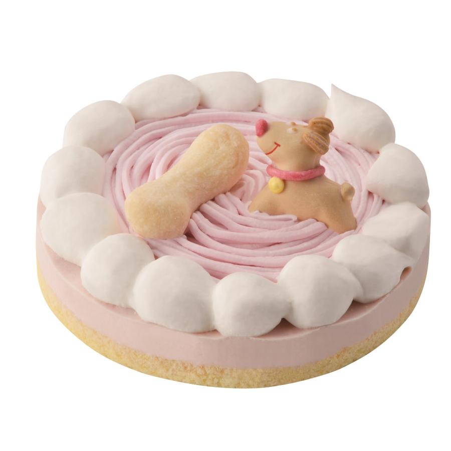 犬用 誕生日ケーキ ストロベリー プレートキャンドル付！ペットケーキ