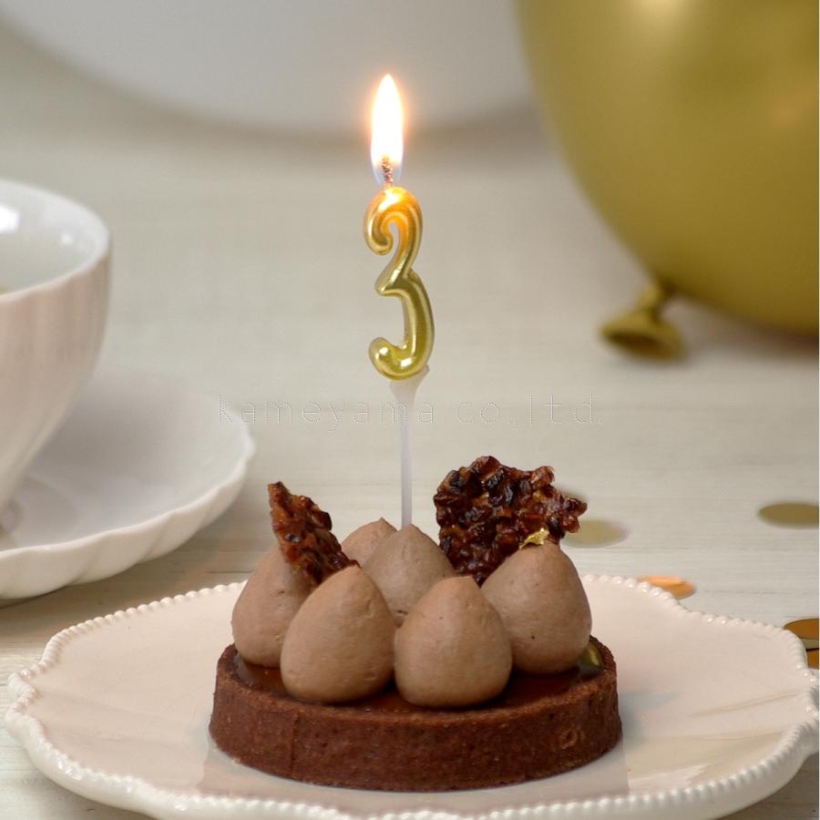 kameyama candle カメヤマ ナンバーキャンドルミニ ゴールド