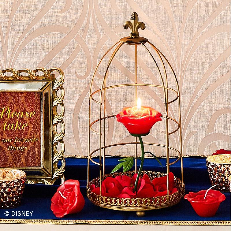 美女と野獣ローズキャンドルとステムバスケットのセット ディズニーキャンドルセット ブライダルキャンドル キャンドル Royaldiamondlabradoodles Com