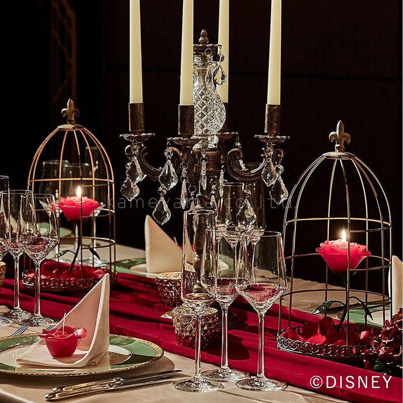 美女と野獣ローズキャンドルとステムバスケットのセット ディズニーキャンドルセット ブライダルキャンドル キャンドル Royaldiamondlabradoodles Com